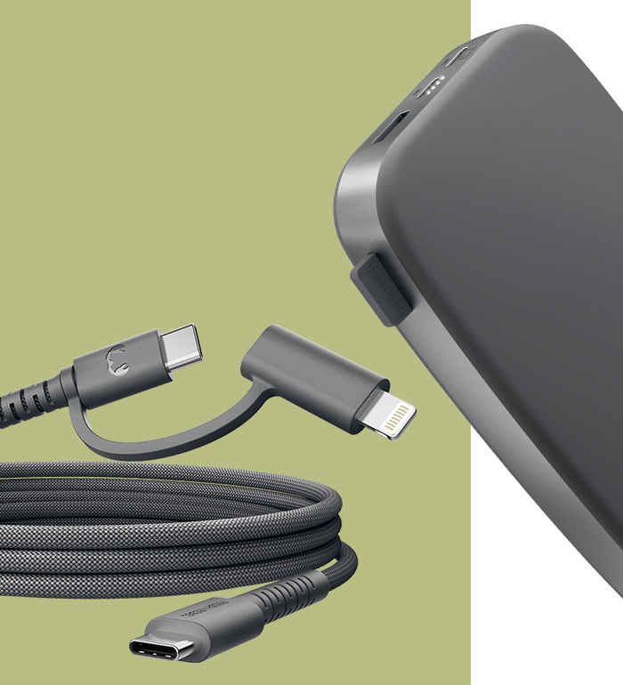 FlexWave USB-C to USB-C and Lightning 2m - Mix and Match